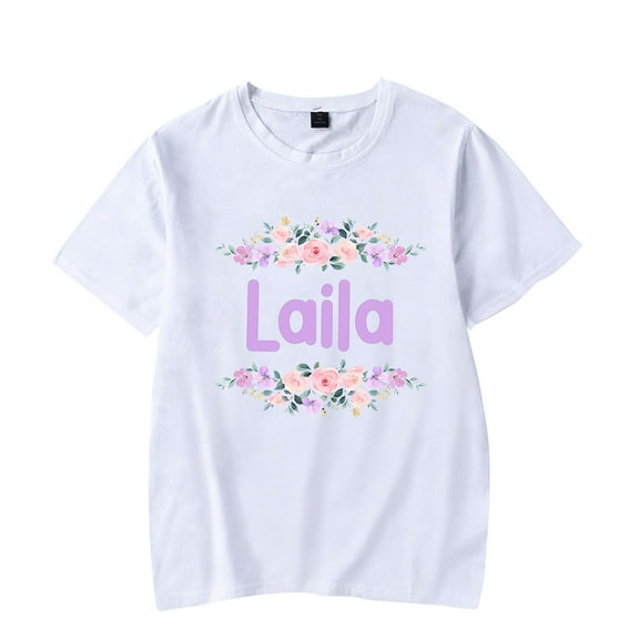 Laila Logo T-Shirt For Women/Men Unisex Merch Summer Short Sleeve Tshirt Tee Fashion Hiphop Streetwear Top