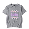 thumbnail image 1 of Laila Logo T-Shirt For Women/Men Unisex Merch Summer Short Sleeve Tshirt Tee Fashion Hiphop Streetwear Top, 1 of 3