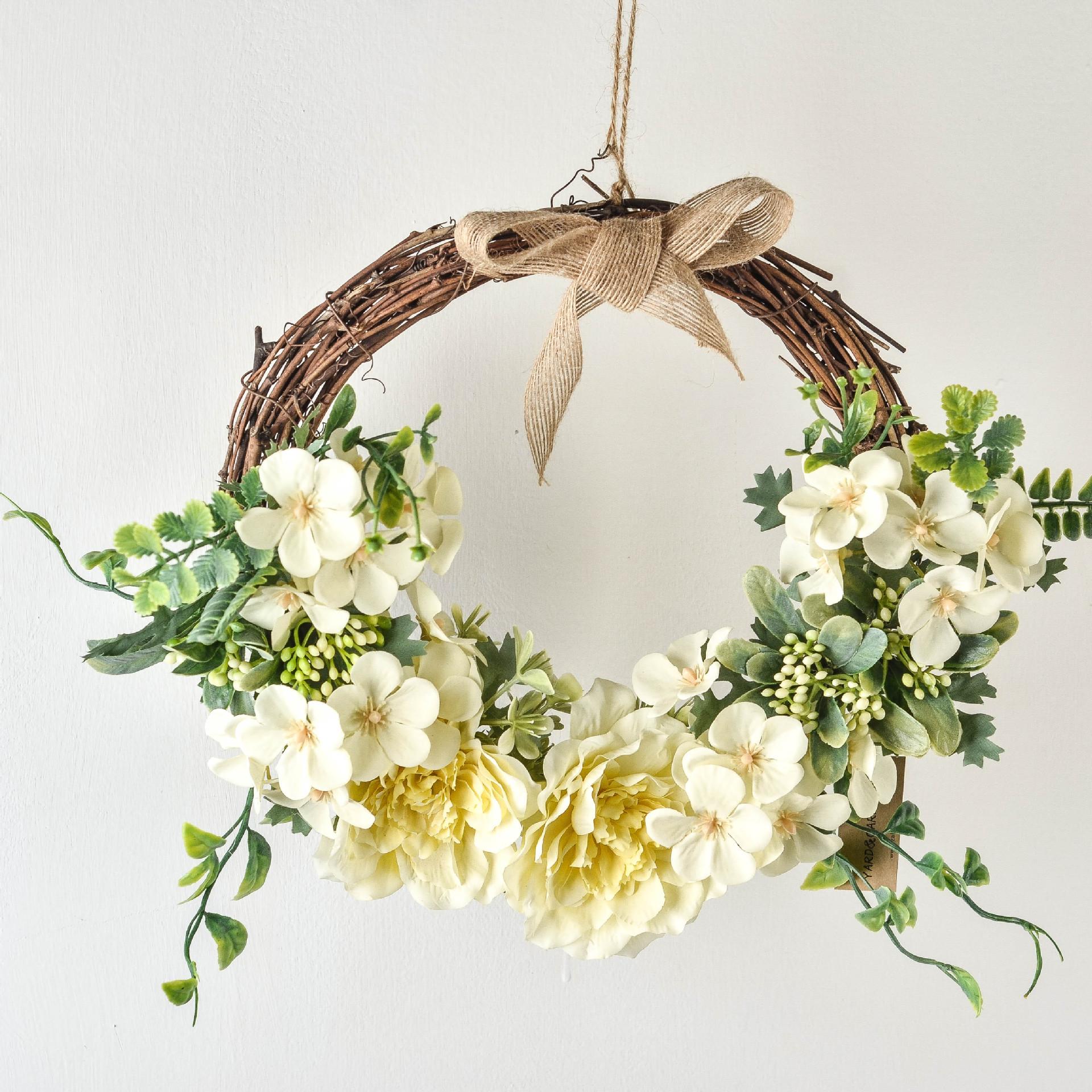 Laimis 13Inch Rustic Wedding Arch Flowers Beautiful Artificial Green