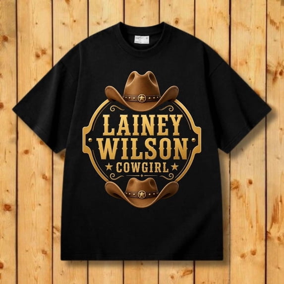 Lainey Wilson Black T Shirt Gift Concert T shirt Sizes S-5XL