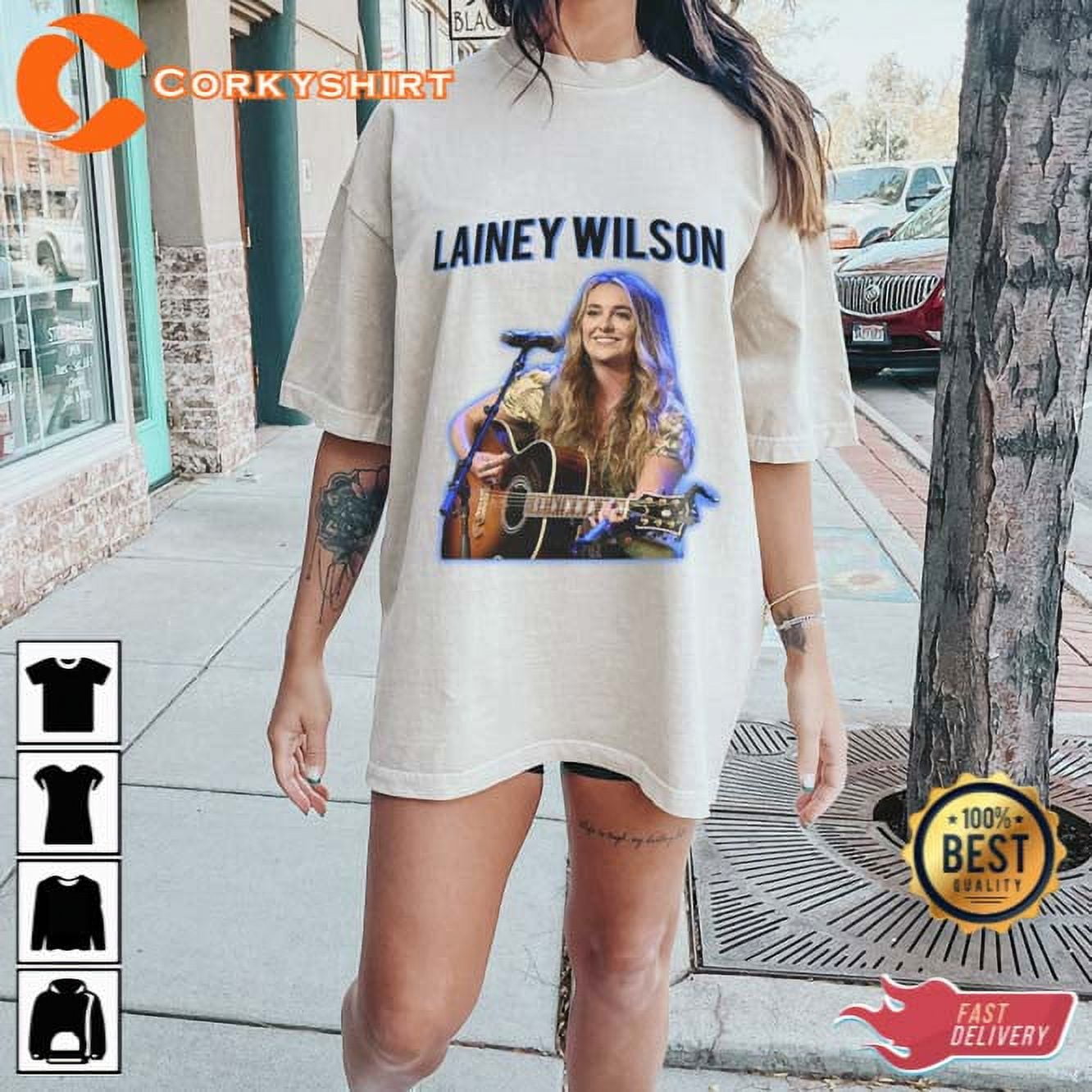 Lainey Wilson Country Music Merch Tour 2023 Shirt - Walmart.com