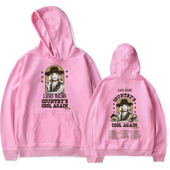 Lainey Wilson Merch Country’s Cool Again Tour Hoodie Women Men Singer Casual Apparel