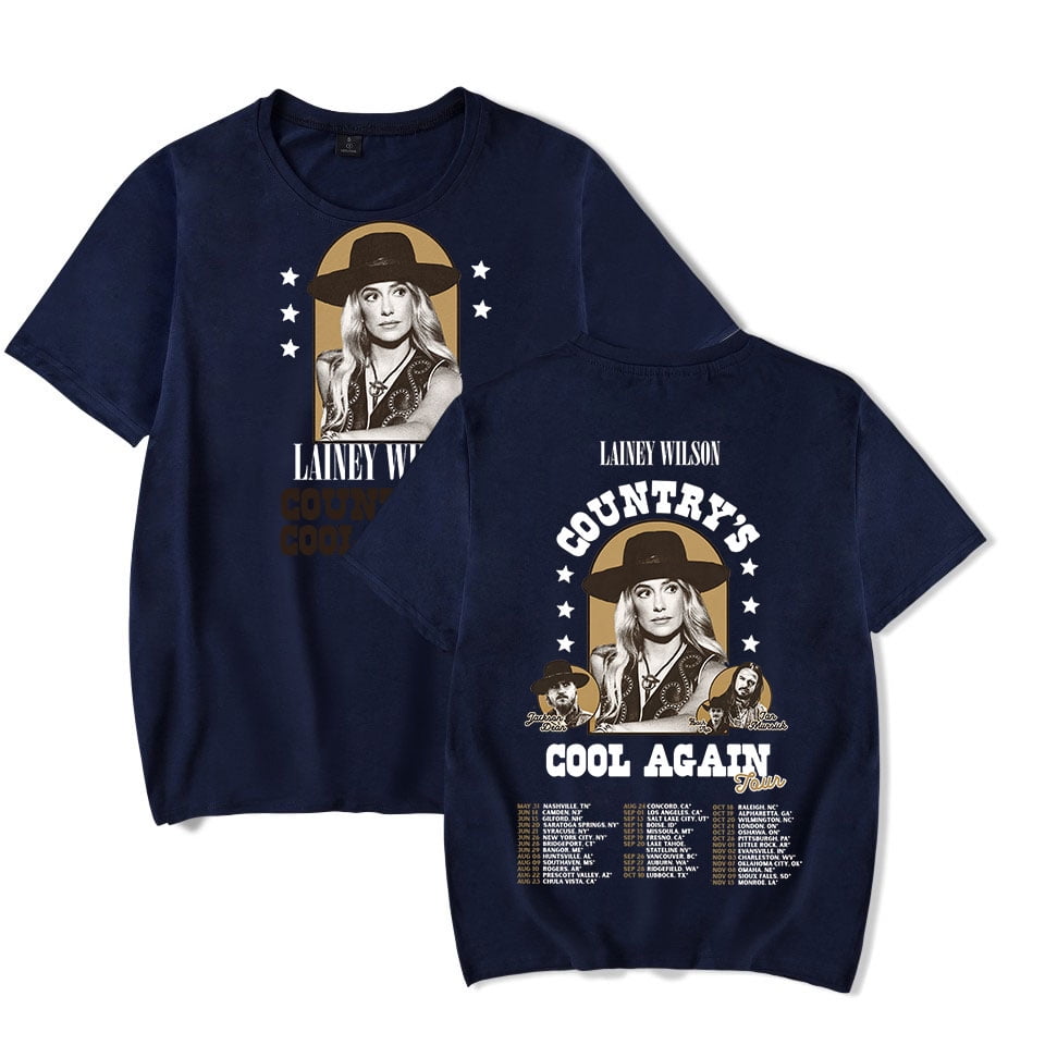 Lainey Wilson Merch Country’s Cool Again Tour Tshirt Women Men Casual