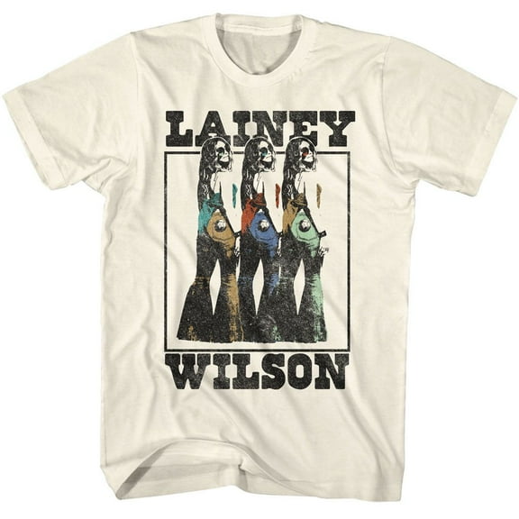 Lainey Wilson Photo Repeat Natural Adult T-Shirt