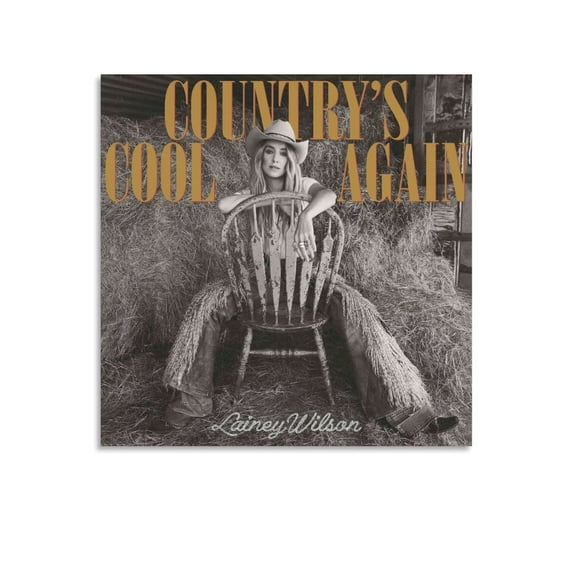 Lainey Wilson Poster Artworks Picture Print Poster Wall Art Painting Canvas Gift Decor Home Posters Decorative 20x20inch(50x50cm)