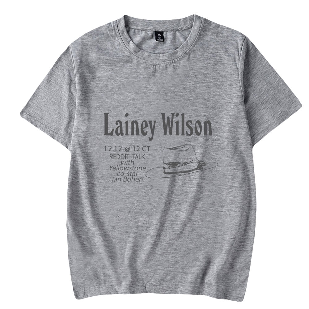  Lainey Wilson Wearing Hat Adult Short Sleeve T Shirt