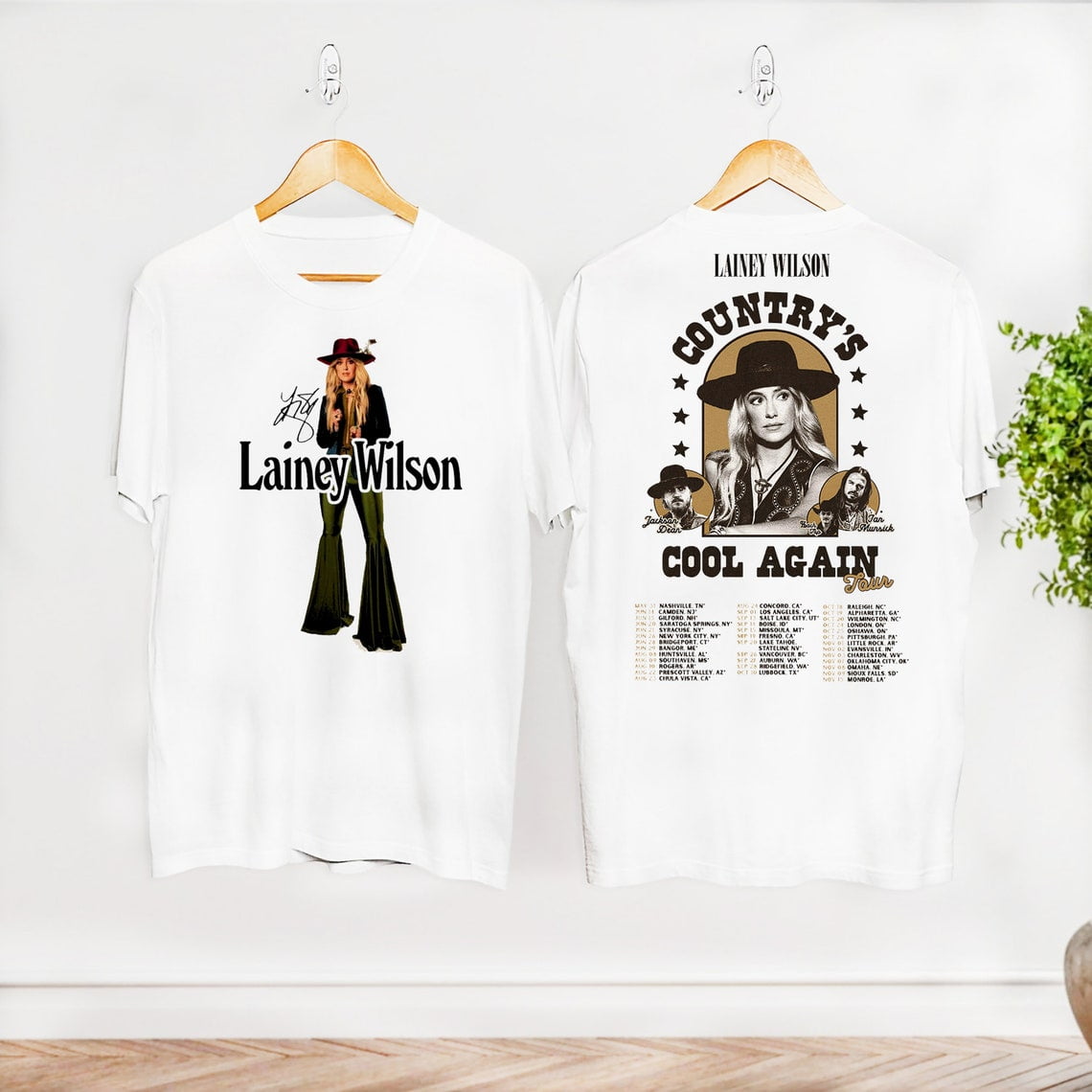 Lainey Wilson Signature Shirt, Lainey Wilson Country's Cool Again Tour