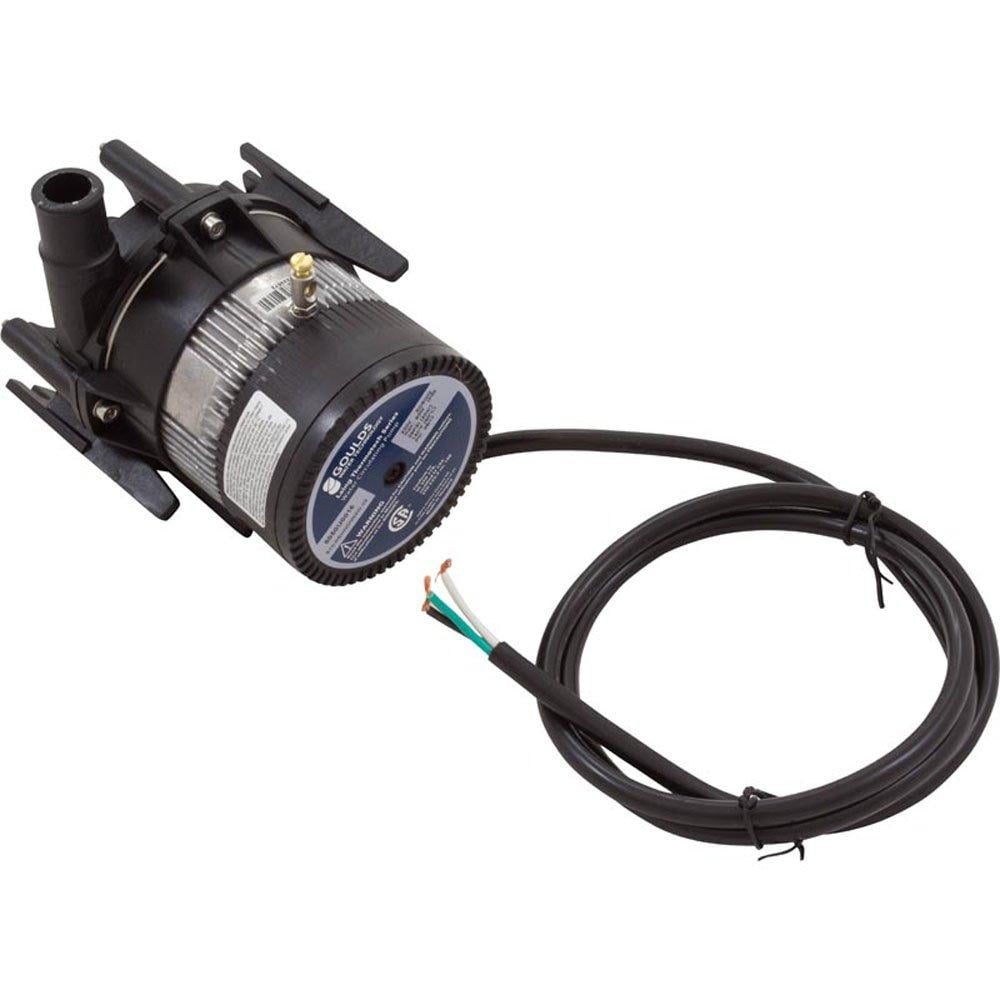 Compact Black Plastic Water Circulation Pump, 8-inch