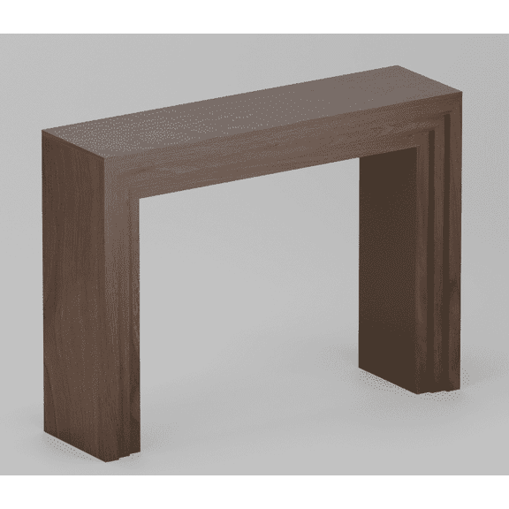 Laintene 43" Entryway Table, Wood Narrow Console Table with Storage Behind Couch Sofa Table for Entry Way Living Room, Easy Assembly, Walnut