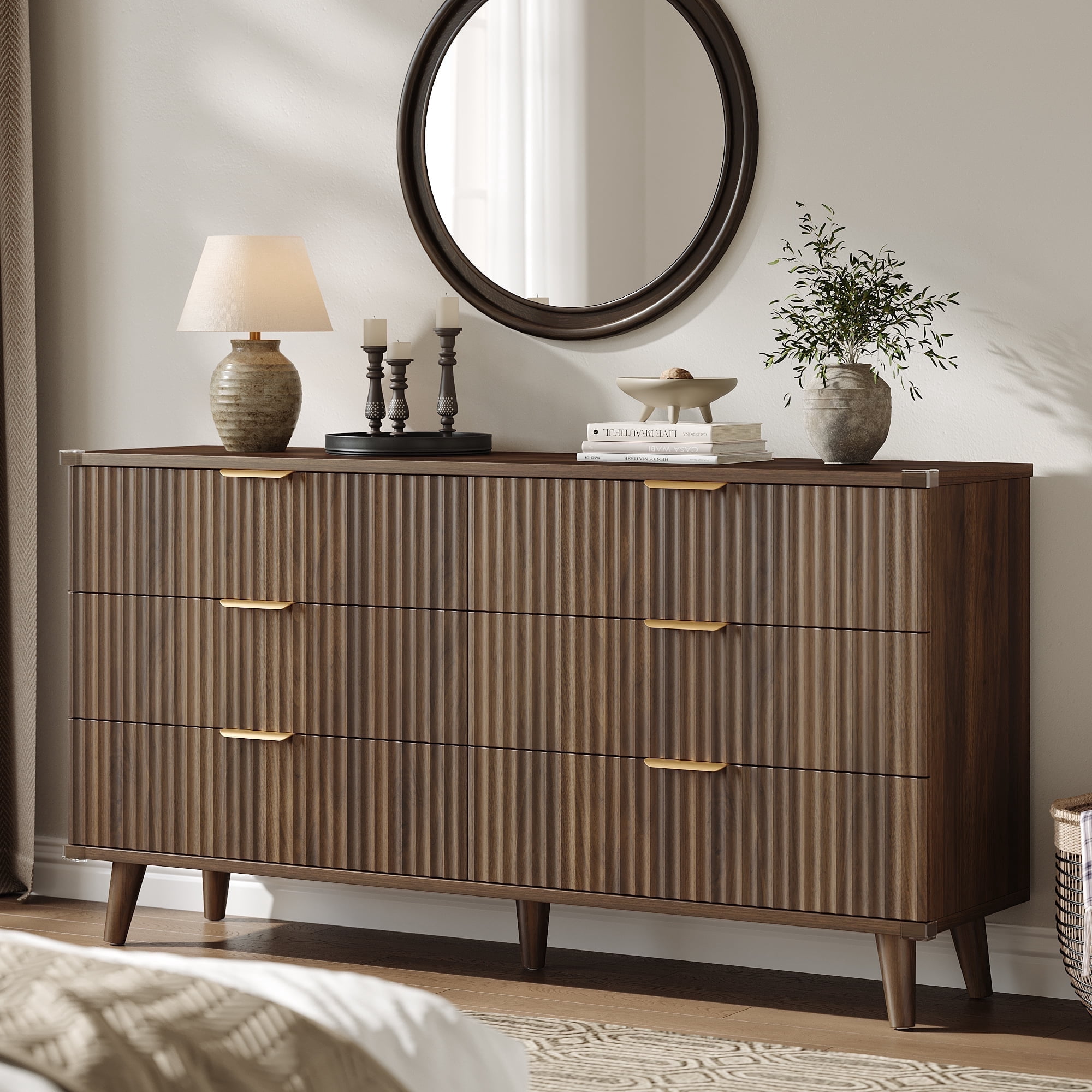 boho modern dresser Laintene 6 Drawer for Bedroom, 53