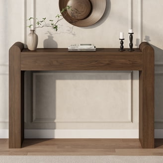Ttibesigns Solid Wood Console Table, 41.3 inch Rustic Entryway Table ...