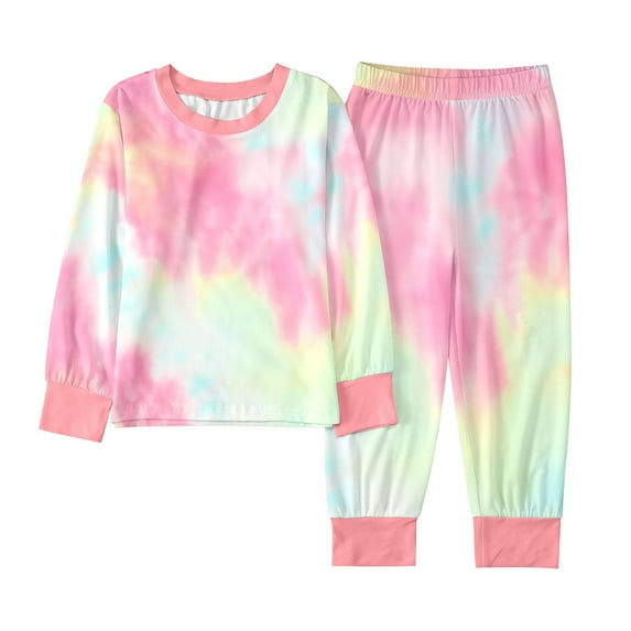 Laipiong Girls Pajama Sets Cozy Winter Long Sleeve Pajama Soft Fleece Sleepwear Loungewear Two Piece Outfit For Kids Toddler And Youth Pink 2-3