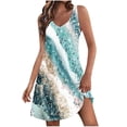 thumbnail image 1 of Laipiong Summer Dresses for Women 2026 Casual Sleeveless Floral Print Midi Dress Lightweight Trendy Boho Relaxed Fit Beach Vacation Clothes, 1 of 7