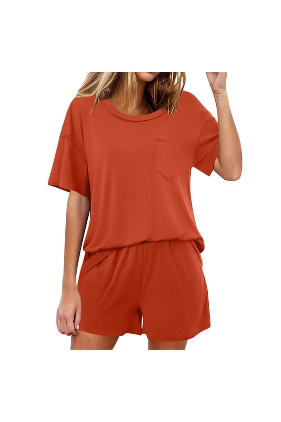 Women's Oversized Short Sets 2 Piece Batwing Sleeve Solid Casual Top and Shorts Suits Casual Summer Outfits Sweatsuit summer sets women 2 piece outfits