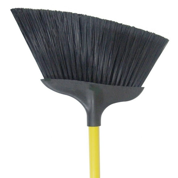 Laitner Wide Angle Broom - Soft Bristles, Sturdy, Multicolor