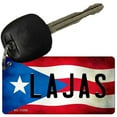thumbnail image 1 of Lajas Puerto Rico State Flag Novelty Metal Key Chain KC-11355 3" x 1.5" Key Chain (KC), 1 of 1