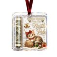 thumbnail image 1 of Lajdalh Christmas Cash Gift Ornament, Acrylic Money Holder Hanging Decor, Unique Christmas Decoration for Christmas Tree, Fireplace, 1 of 7