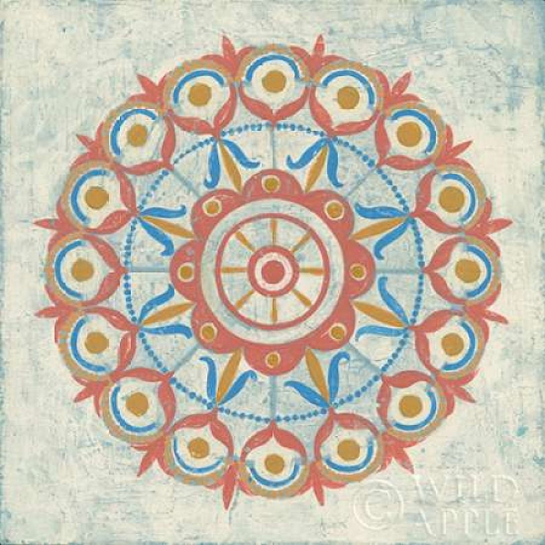 Lakai Circle V Taupe Canvas Art - Kathrine Lovell (24 x 24)