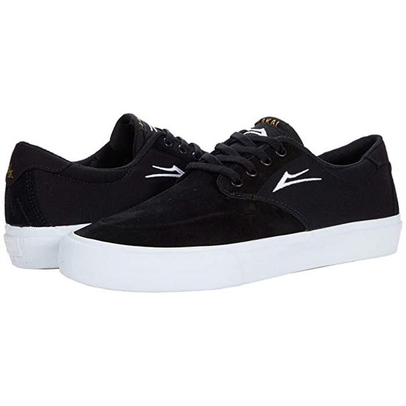 Lakai Men's Riley 3 Skate Shoes, Black Suede, Size A 10
