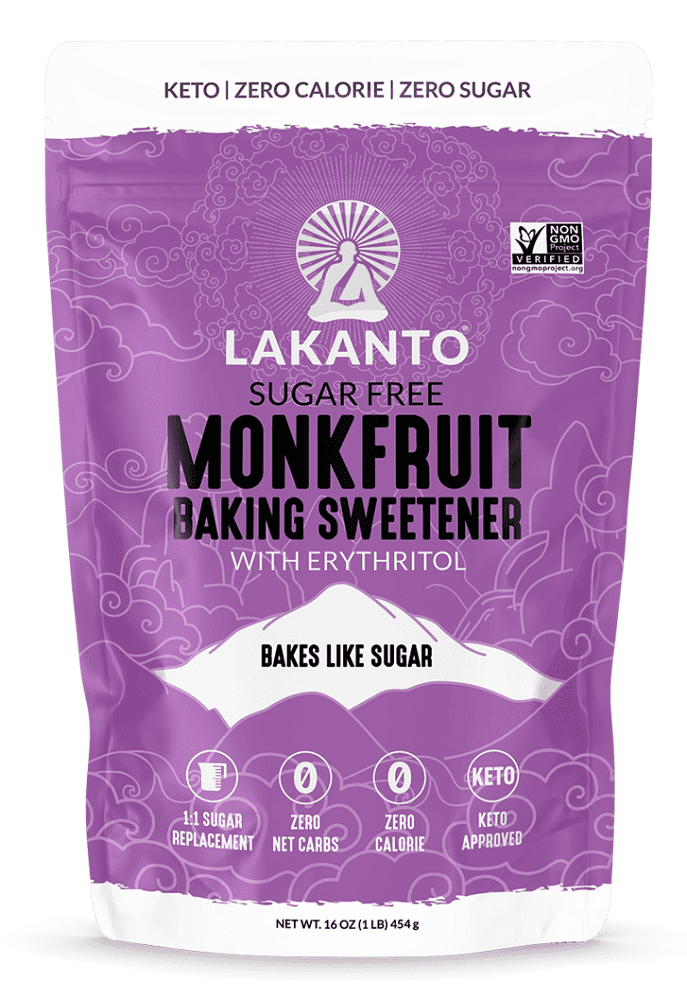 Lakanto Baking Monk Fruit Sweetener Baking Sugar Substitute, Zero Calorie, Keto Diet Friendly