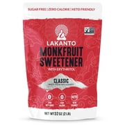 Lakanto Classic Monk Fruit Sweetener - White Sugar Substitute, 2 lbs, 1 Count