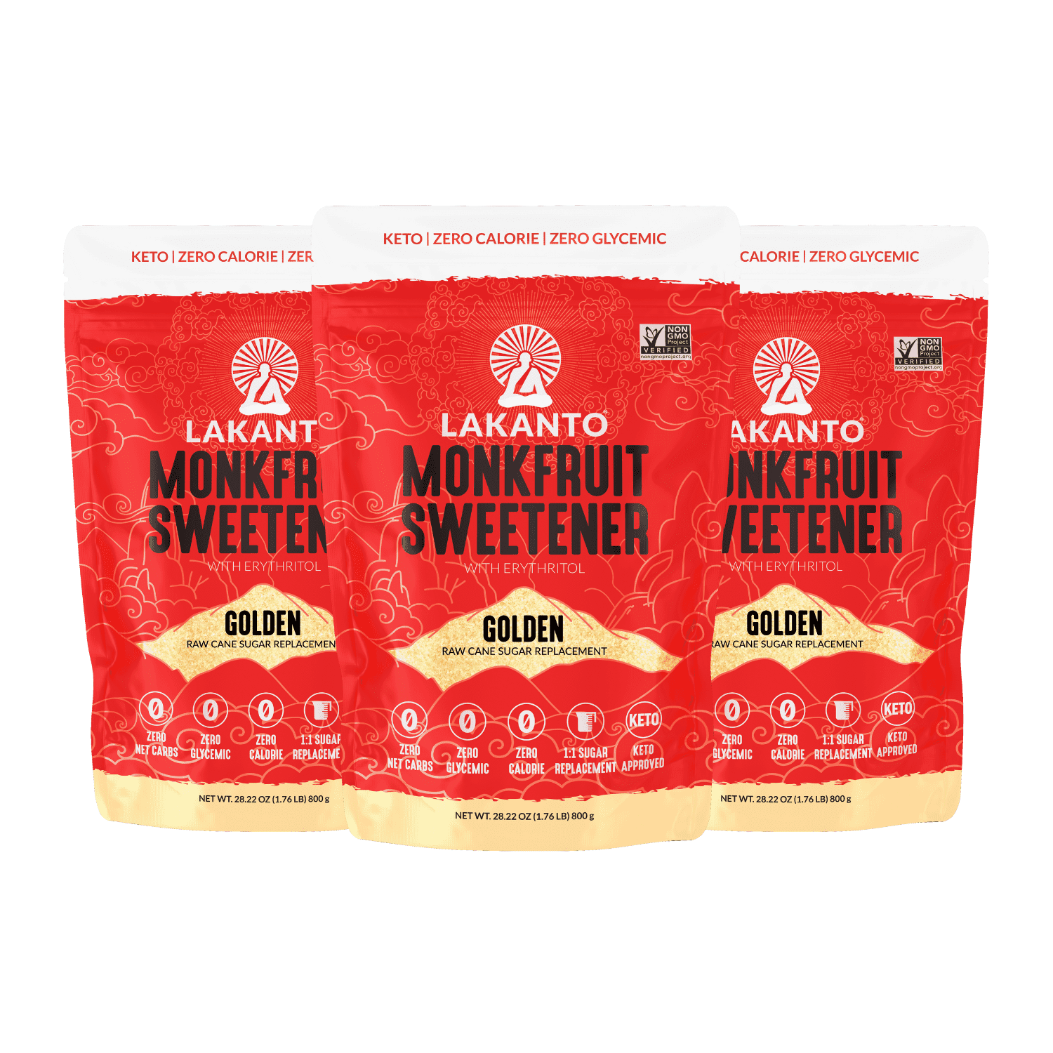 Lakanto Golden Monk Fruit Sweetener with Erythrito