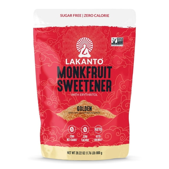 Lakanto Golden Monkfruit Sweetener With Erythritol 800g (1.76 lb), 1 Count