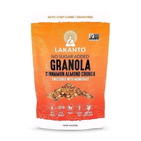 Lakanto Granola Cinnamon Almond Crunch 11 oz Pack of 2