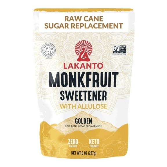Lakanto - Keto Friendly Monk Fruit Sweetener for Baking and Beverages - 8 OZ, Case of 10