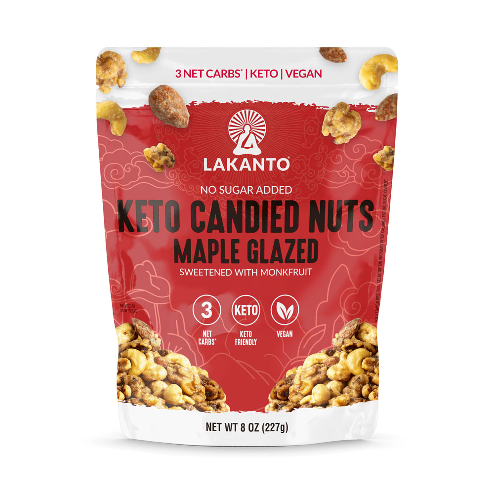 Lakanto Keto Mixed Candied Nuts Maple Glazed No Sugar Added
