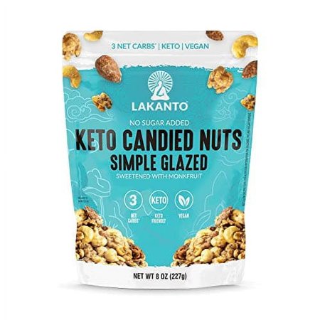 Lakanto: Nuts Candied Simple Glazed, 8 Oz | Pack of 12