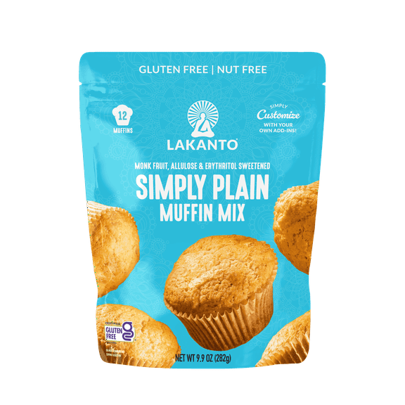 Lakanto Plain Muffin Mix - Sweetened with Monk Fruit and Allulose