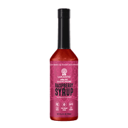Lakanto Simple Flavoring Syrup - Monk Fruit Sweetener with Allulose, Perfect for Coffee, Tea, Cocktails, Snow Cones, Sodas, Other Drinks, Keto, Vegan Raspberry - 25.4 fl oz