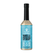 Lakanto Simple Flavoring Syrup - Monk Fruit Sweetener with Allulose, Perfect for Coffee, Tea, Cocktails, Snow Cones, Sodas, Other Drinks, Keto, Vegan (Vanilla - 25.4 fl oz)