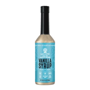 Lakanto Simple Flavoring Syrup - Monk Fruit Sweetener with Allulose, Perfect for Coffee, Tea, Cocktails, Snow Cones, Sodas, Other Drinks, Keto, Vegan (Vanilla - 25.4 fl oz)