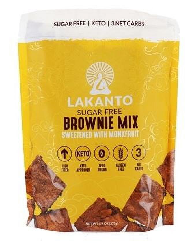 Lakanto Sugar Free Brownie Mix Sweetened with Monk Fruit Sweetener