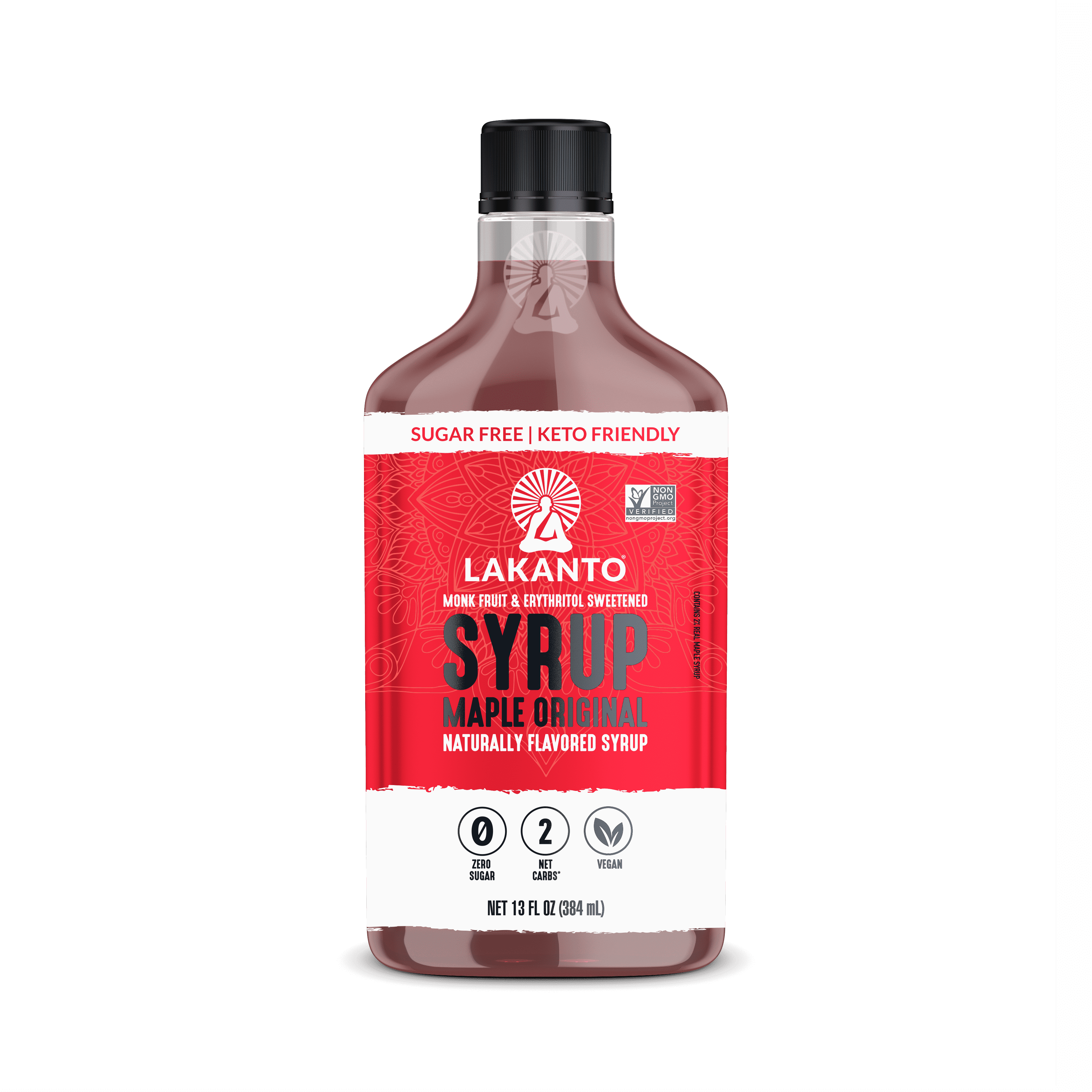 Lakanto Sugar-Free Keto Maple Flavored Syrup, 13 fl oz
