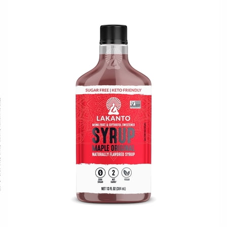 Lakanto Sugar-Free Keto Maple Flavored Syrup, 13 fl oz