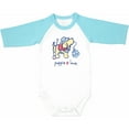 thumbnail image 1 of Lake - 12-24 Months 3/4 Length Blue Sleeve Onesie, 1 of 8