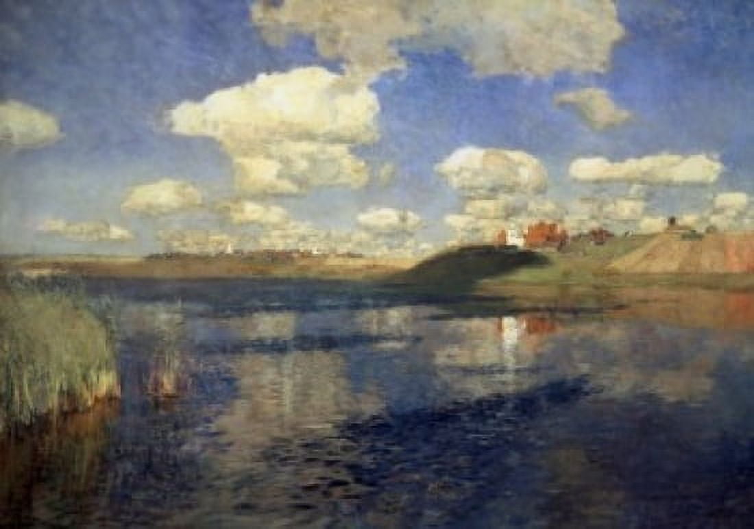 The Lake 1900 Isaak Ilic Levitan (1860-1900 Russian) Oil on canvas State Russian Museum St Petersburg Russia Canvas Art - Isaak Ilic Levitan (24 x 36)