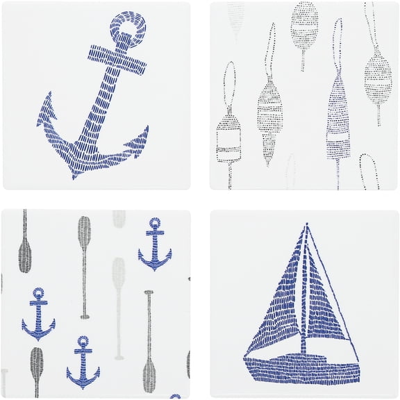 Pavilion Gift Company - Lake - 4" Ceramic Coasters
(Set of 4)