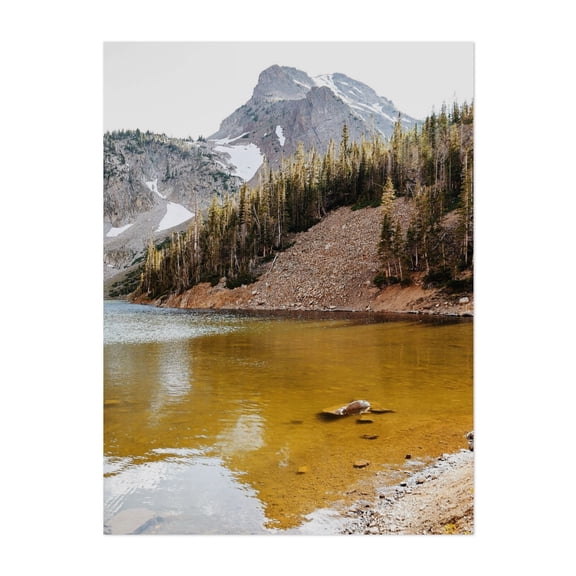 Lake Agnes Reflections - Colorado Photography Mountain Lake Wilderness Nature Scenic Water Landscape Unframed Wall Art Print 18 x 24 inches