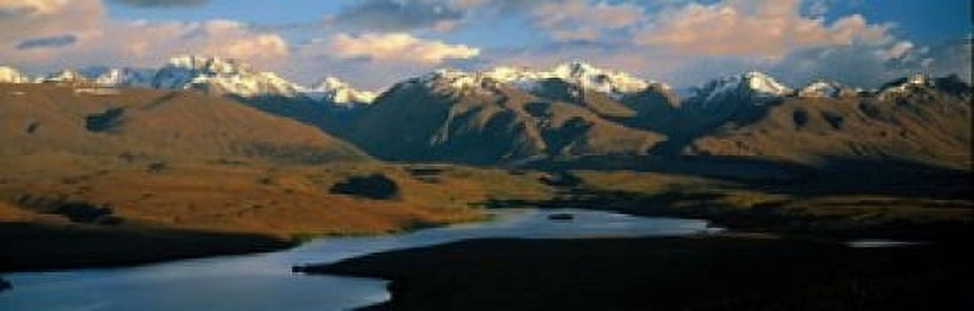 Lake Alexandrina New Zealand Canvas Art - Panoramic Images (18 x 6)