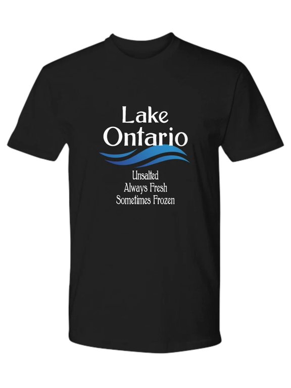 Lake America Ontario Canada USA Novelty Graphic T-Shirt