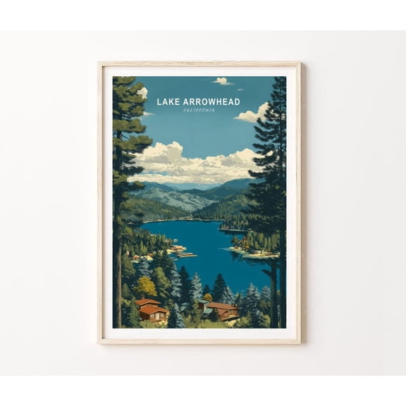 Lake Arrowhead California View Home Decor