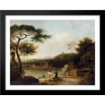 thumbnail image 1 of Lake Avernus I 34x28 Large Black Wood Framed Print Art by Richard Wilson, 1 of 2