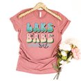 thumbnail image 1 of Lake Babe T-shirt Cute Women's Gift Vibes Tee Travel Ocean Top Vacation Trip Tshirt Party, 1 of 3