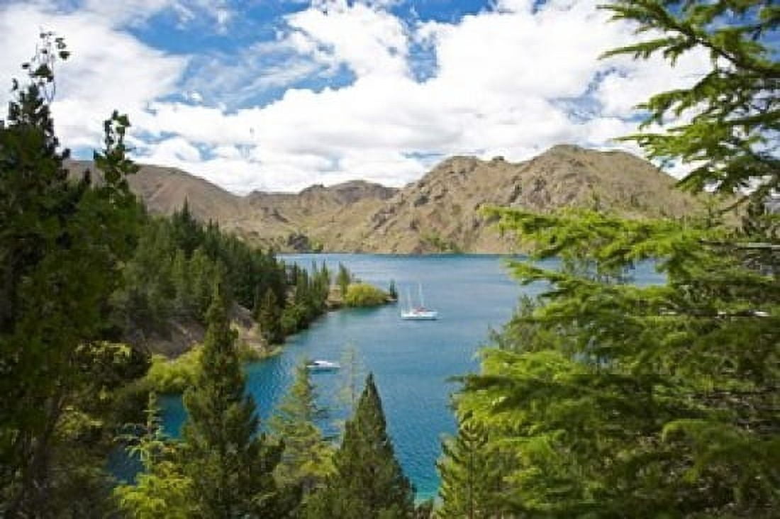 Lake Benmore Waitaki Valley North Otago South Island New Zealand Canvas Art - David Wall DanitaDelimont (34 x 23)