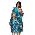 thumbnail image 1 of Lake Blue Mommy and Me Robes, Floral, Satin Feel, 1 of 9