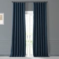 thumbnail image 1 of Lake Blue Monochromatic Faux Linen Room Darkening Curtain Pair (2 Panels), Lake Blue, 50W X 63L, 1 of 9